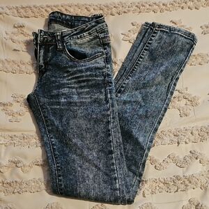 Machine Dark Wash Straight Leg Jeans
